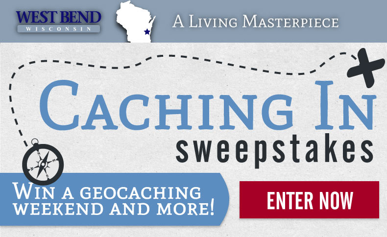 Caching in Sweepstakes. Enter now to win a geocaching weekend and more!